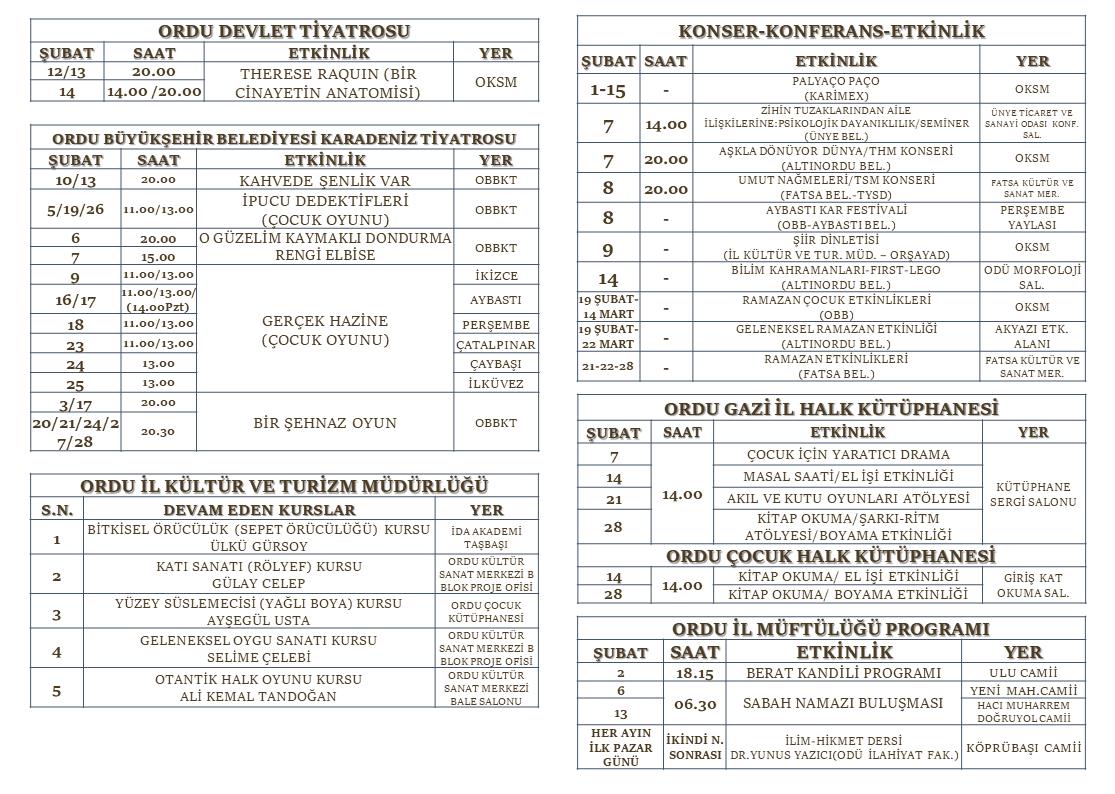 Ordu Kültürel Etkinlikler Takvimi Şubat 2026 2.png