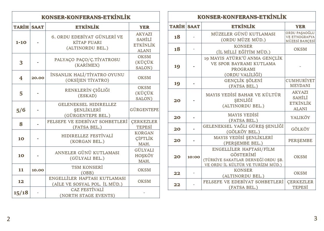 Ordu Kültürel Etkinlikler Takvimi Mayıs 2026 Slayt3.PNG